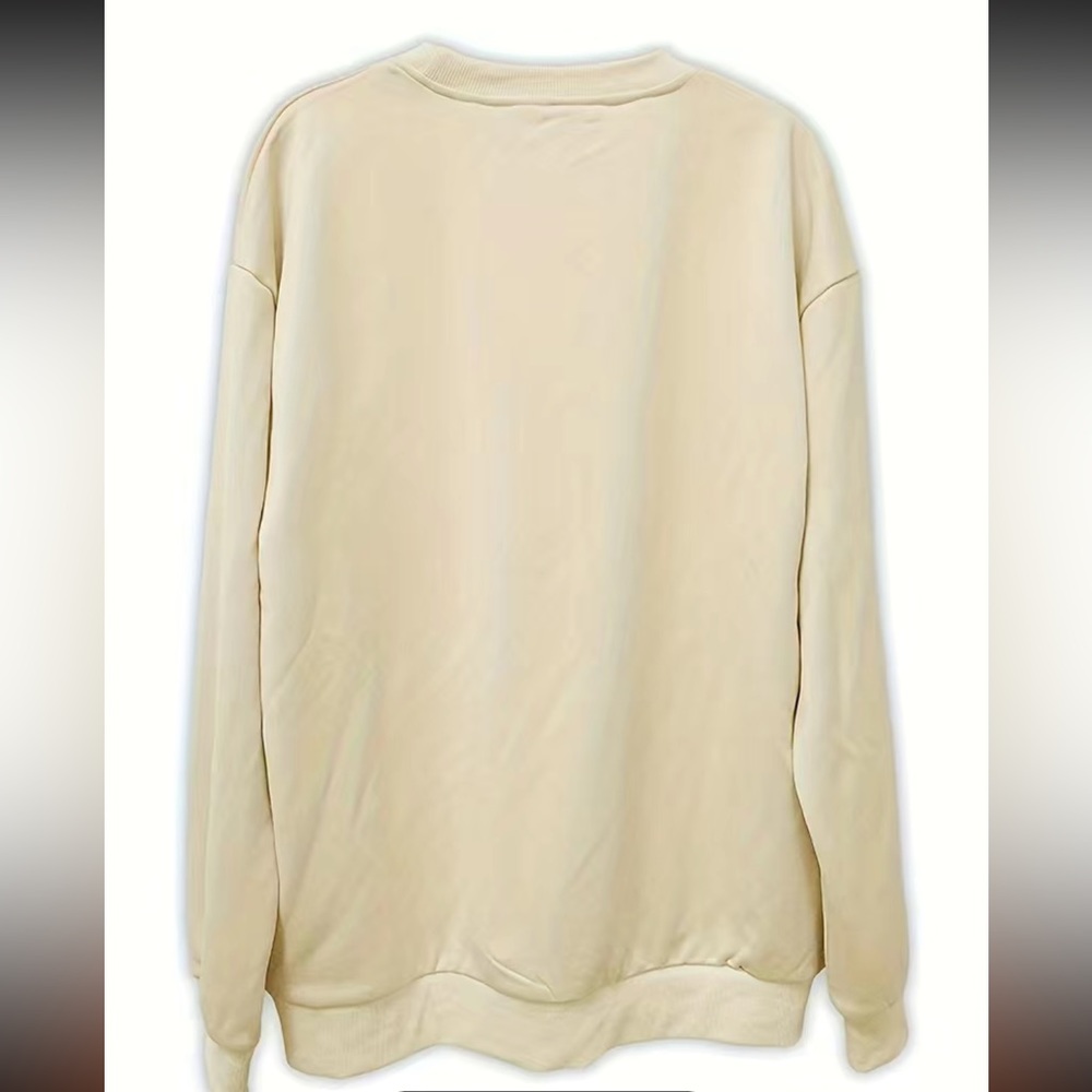 NEW LAST FLYING F*CK CREW NECK SWEATSHIRT LONG SLEEVE L SKELETON GRAPHIC - Picture 4 of 7